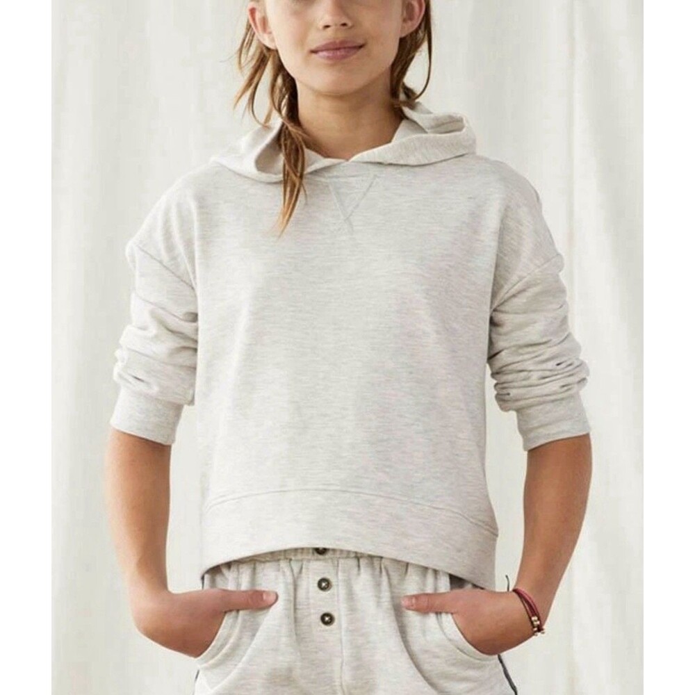 Matilda Jane Just Imagine Alisha Knit Sweatshirt Hoodie Gray Girls *Fits 14/16